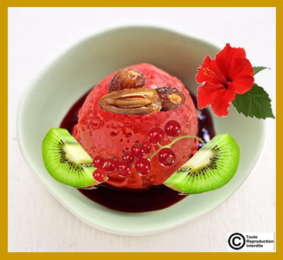 coupe de glace exotique